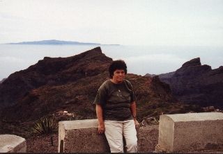 Im Hintergrund La Palma