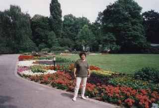 Im Clara-Zetkin-Park in Leipzig