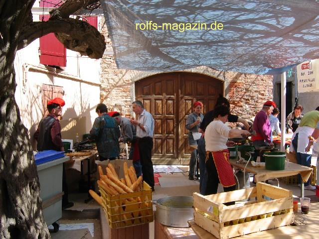 Ostermontag in Saint-Cyprien im Roussillon