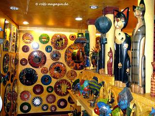 Ein künstlerischer Laden in Villefranche-de-Conflent