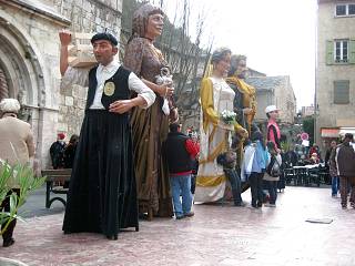 Fest der Riesen in Villefranche-de-Conflent