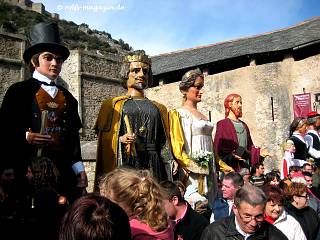 Fest der Riesen in Villefranche-de-Conflent