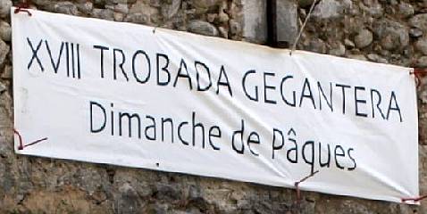 XVIII TROBADA GEGANTERA Dimanche de Pques