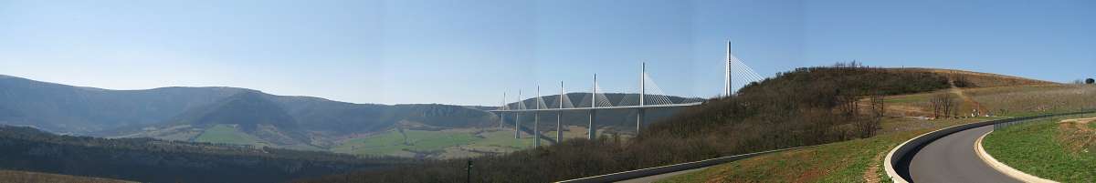 Umgebung des Viadukt von Millau