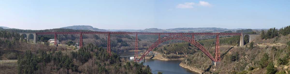 Eisenbahnbrcke Viadukt von Garabit