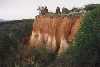 Die Ockerfelsen beim Dorf Roussillon