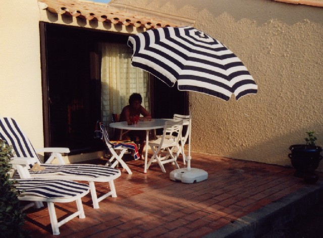 Erholung auf der Terrasse